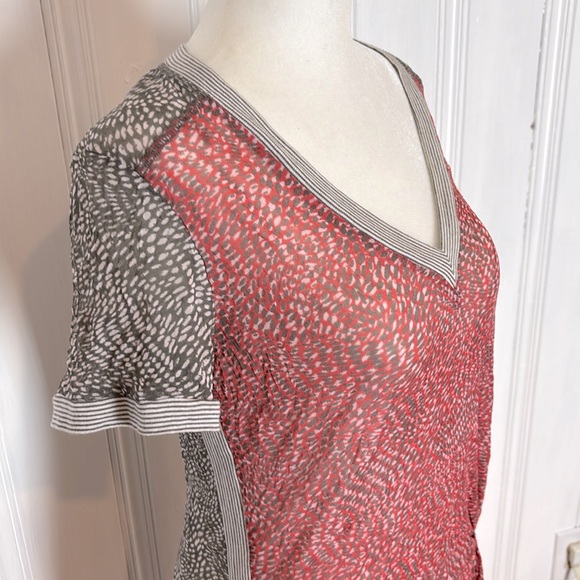 Sheer animal print SANDWICH dress - Picture 4 of 5